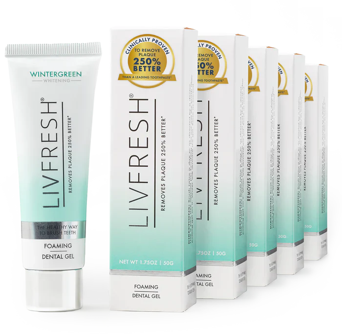 LIVFRESH Gel Toothpaste Wintergreen Foaming