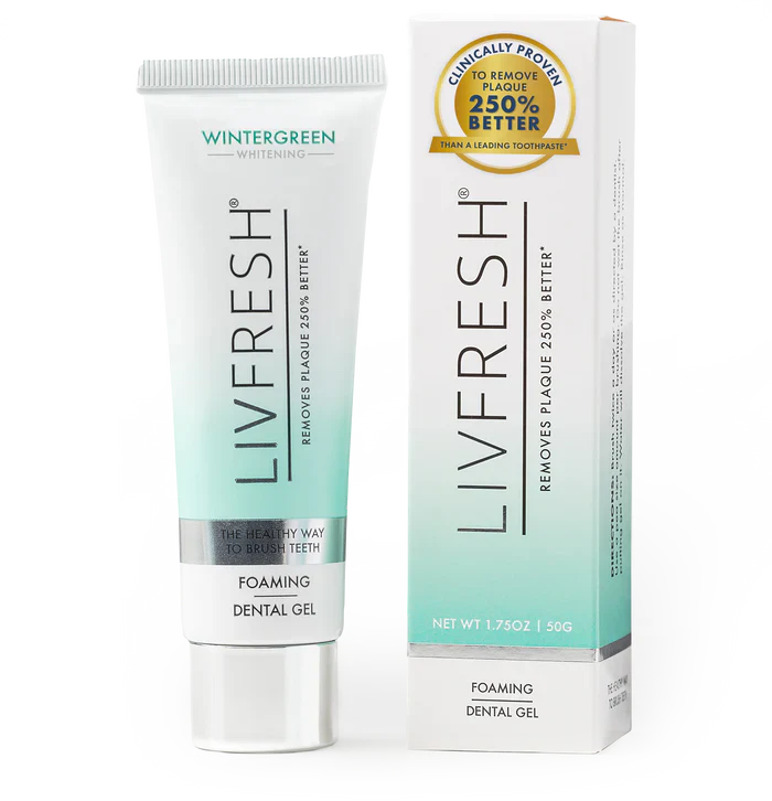 LIVFRESH Gel Toothpaste Wintergreen Foaming