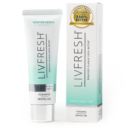 LIVFRESH Gel Toothpaste Wintergreen Foaming