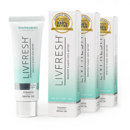 LIVFRESH Gel Toothpaste Wintergreen Foaming