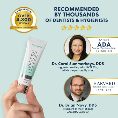 LIVFRESH Gel Toothpaste Wintergreen Foaming